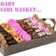 Large Baby Girl Gourmet Basket