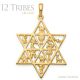 12 Tribes Pendant in 14K Gold