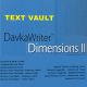 DavkaWriter Dimensions II - Seforim Text Vault