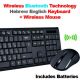 Hebrew English Yiddish Wireless Keyboard Plus Mouse