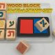 Montessori Wood Block - Alef Bet Rubber Stamp Set