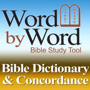 Word by Word Bible Dictionary & Concordance - on CD
